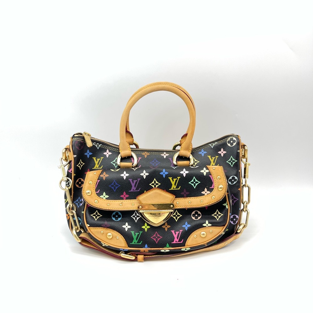 Louis Vuitton Monogram Multicolore Rita Bag Satchel Handbag